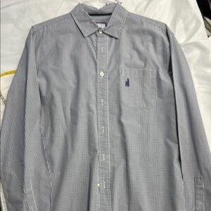 Men's Johnnie-O  Blue Checkered Shirt